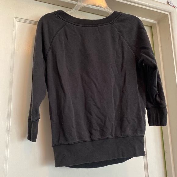 Last chance! PINK Victorias Secret Small petite black sweatshirt - Picture 4 of 5